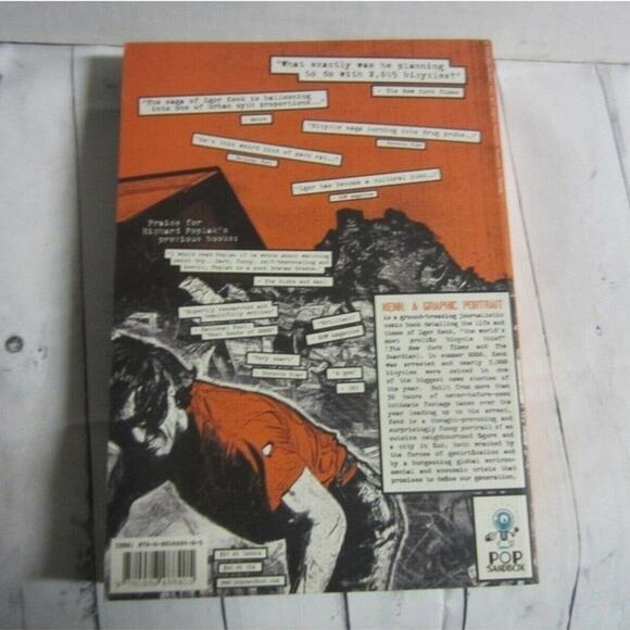 Indie Graphic Novel Kenk The World’s Most Prolific Bicycle Thief Paperback - Picture 3 of 3
